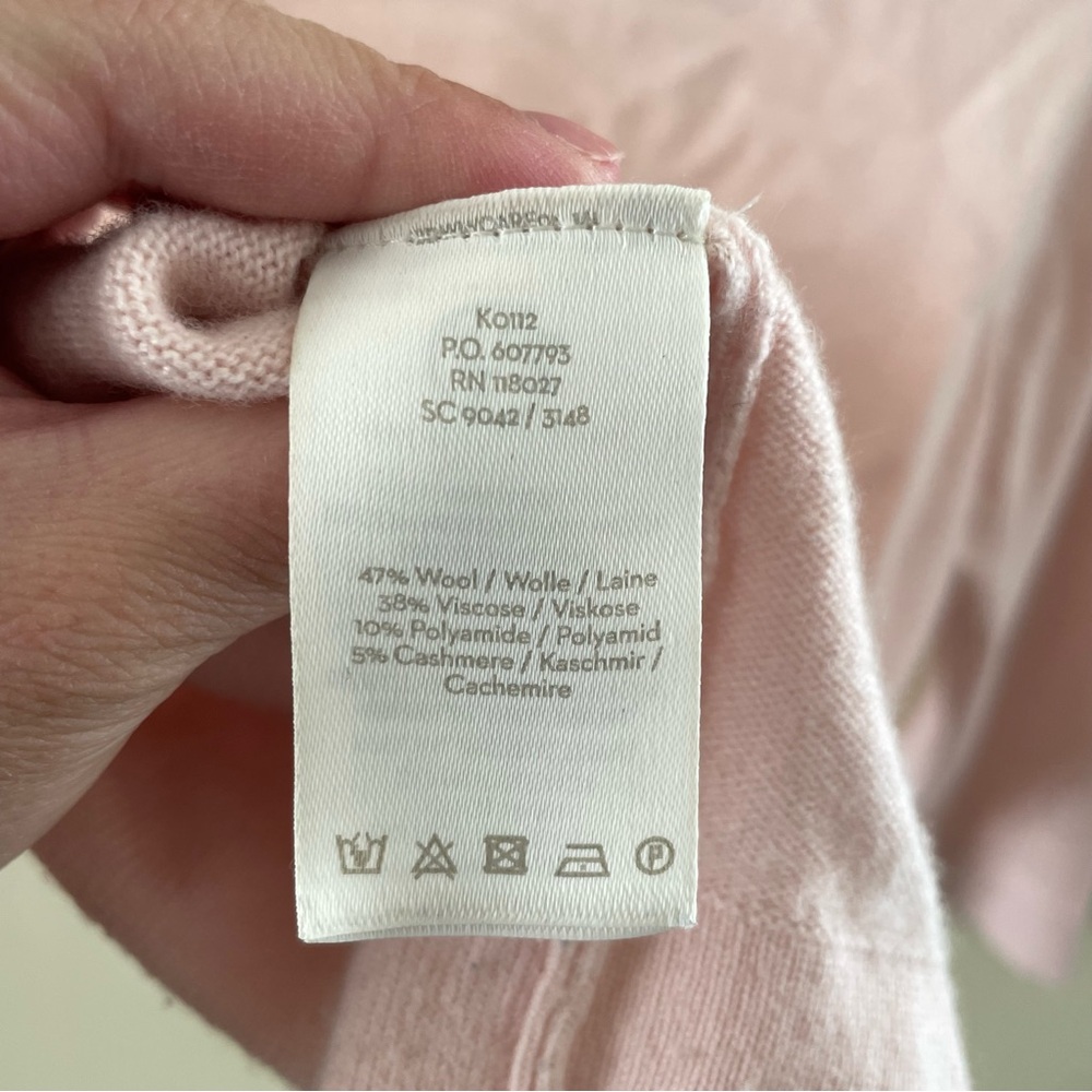 Boden light pink Ellie Jumper 3/4 sleeve sweater - Picture 10 of 11